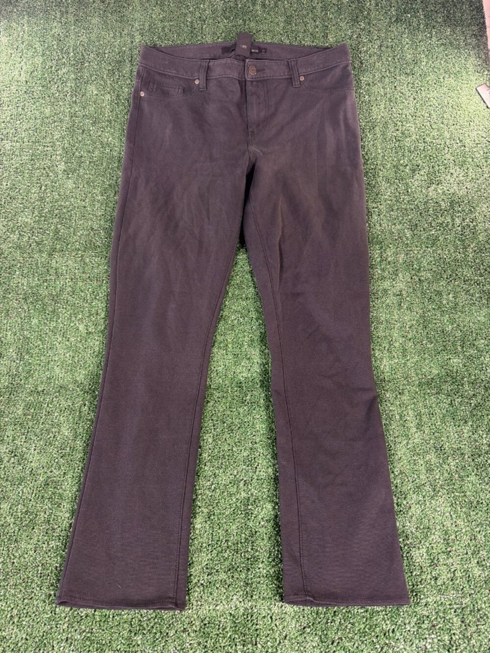 Calvin Klein Jeans Women 10 Black Bootcut Stretch Denim